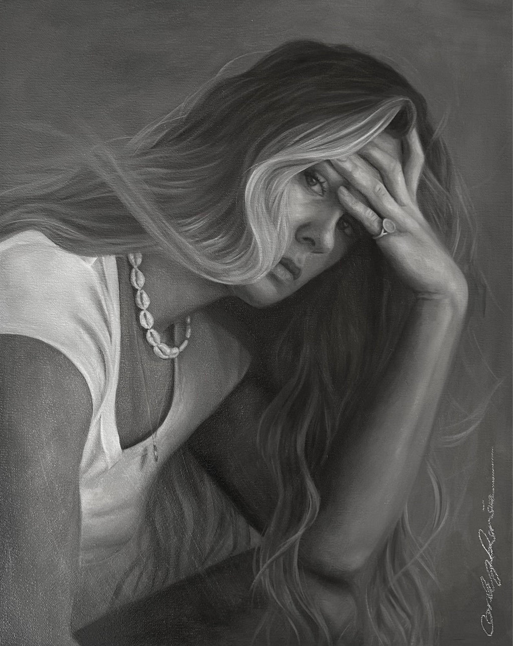 Sitting with Myself - Portrait of the Artist