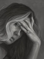 Sitting with Myself - Portrait of the Artist